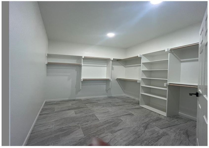 View of spacious closet