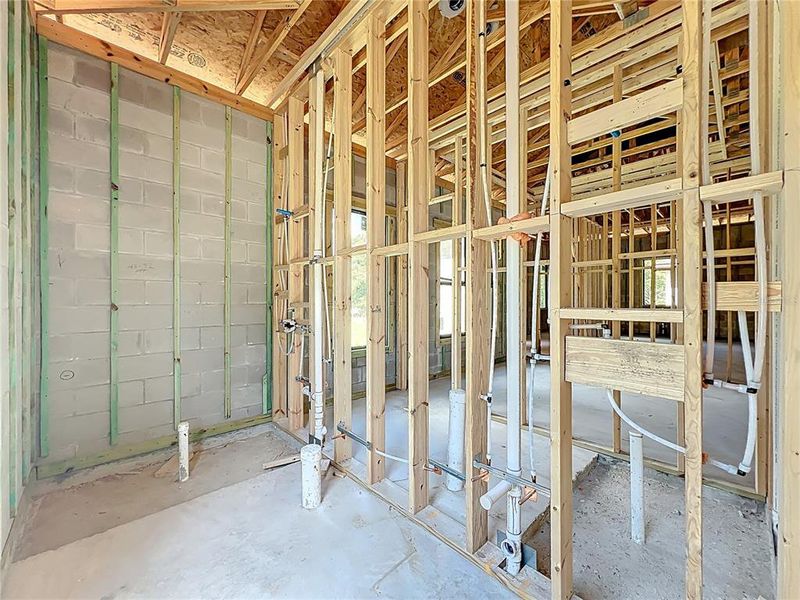 In-progress construction of a new home in , Oviedo, FL (Image 56).