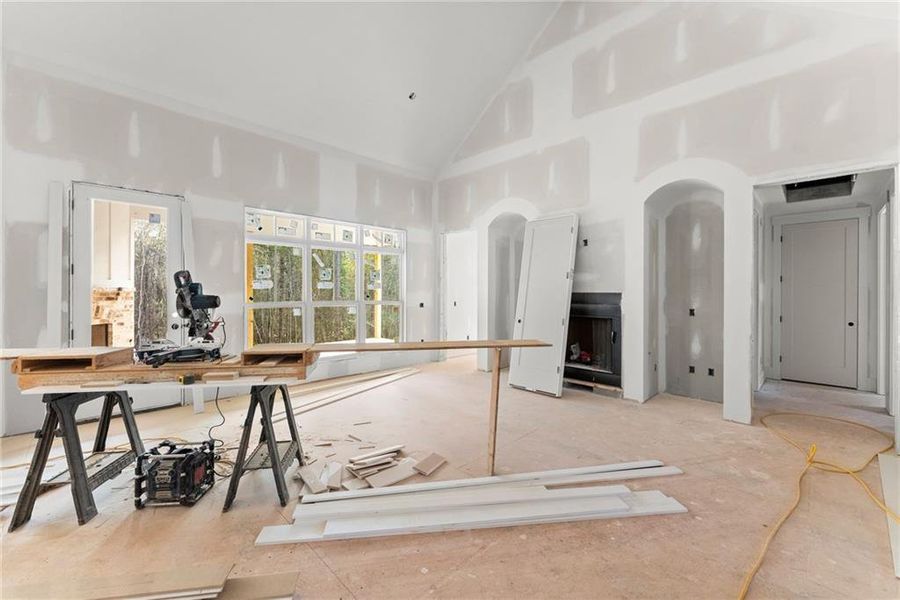 In-progress construction of a new home in , Commerce, GA (Image 21).