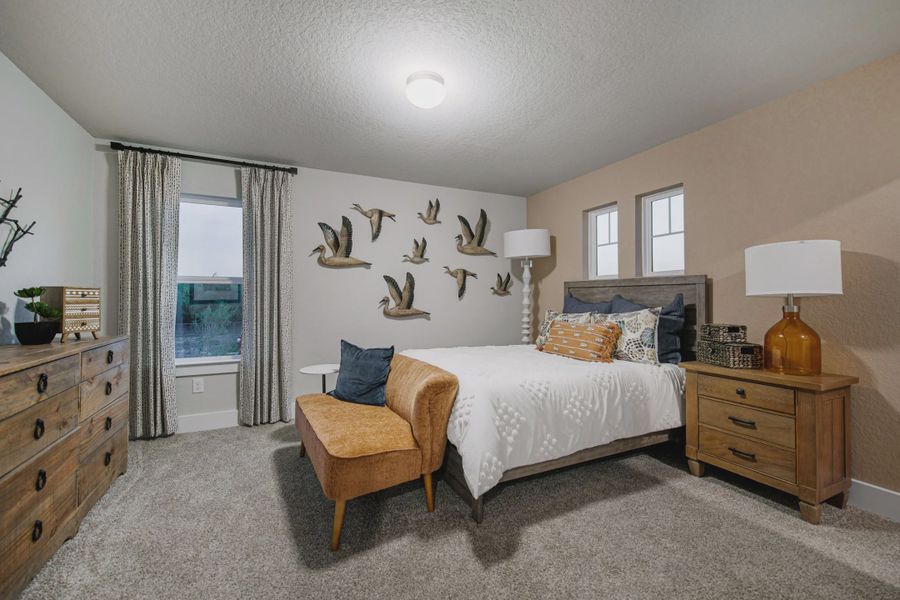Representative furnished interior of a home built from the Powell by Chesmar Homes in Buffalo Crossing, Cibolo (Image 22).