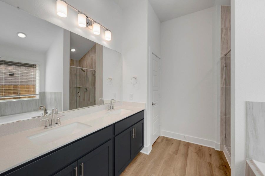 Furnished interior view inside a new home in Marvida, Cypress (Image 10).