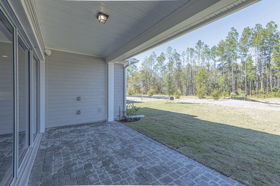 Representative exterior details of a home built from the Julington by Riverside Homes in Hidden Creek at SilverLeaf 70' Series, St. Augustine (Image 24).