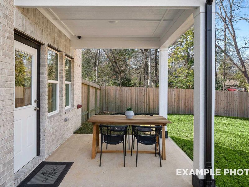 Representative exterior details of a home built from the The San Marcos E by Davidson Homes LLC in Liberty Estates, Cleveland (Image 4). Representative exterior details of a home built from the The San Marcos E by Davidson Homes LLC in Liberty Estates, Cleveland (Image 4).