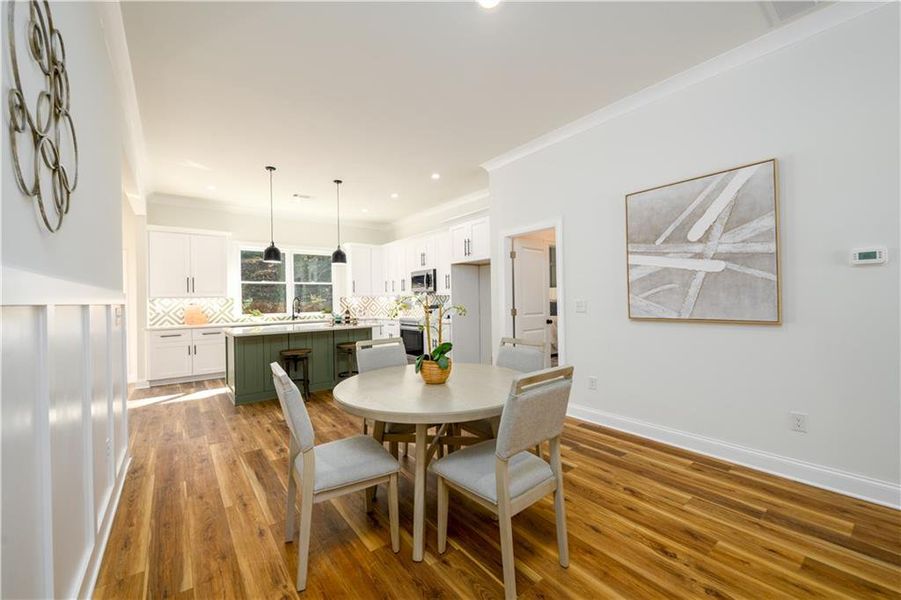Furnished interior view inside a new home in , Atlanta (Image 16).