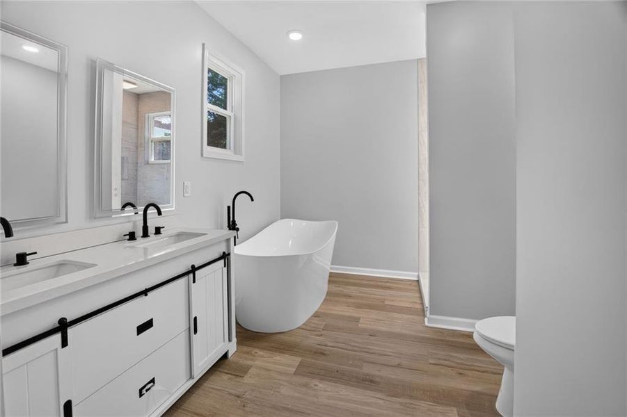 Furnished interior view inside a new home in , Locust Grove (Image 4).