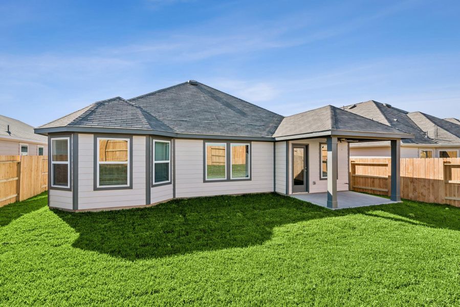 Exterior details and patio area of a home in Lone Star Landing, Montgomery (Image 4).