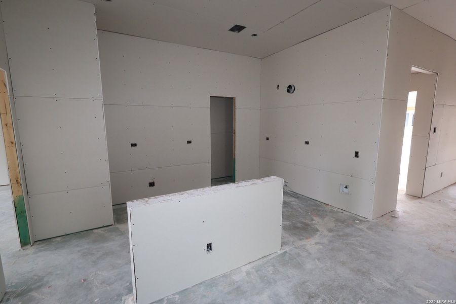 In-progress construction of a new home in Meadows at Clear Springs, New Braunfels, TX (Image 23).