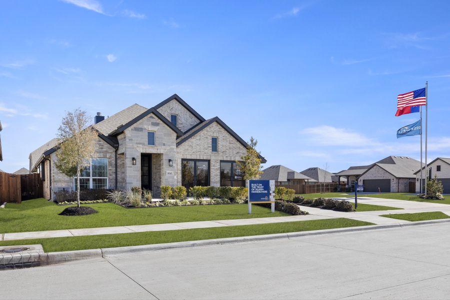 Representative exterior photo of a completed home built from the Concept 2065 by Risewell Homes in Summer Crest, Fort Worth, TX (Image 22).