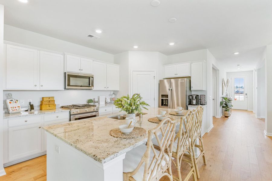Furnished interior view inside a new home in Rivers Reach, Yemassee (Image 11).