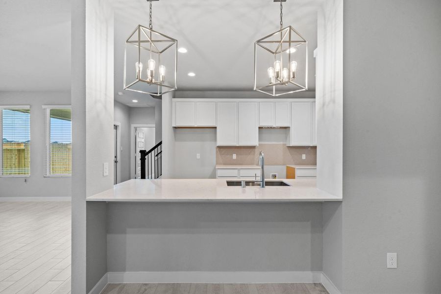 Furnished interior view inside a new home in Grand Oaks Village, Houston (Image 6).