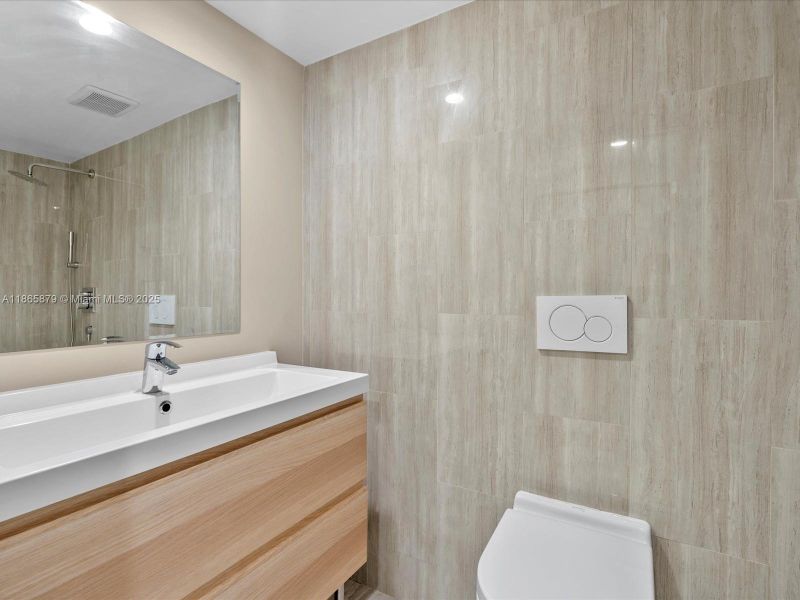 Furnished interior view inside a new home in , Miami Beach (Image 29). Furnished interior view inside a new home in , Miami Beach (Image 29).