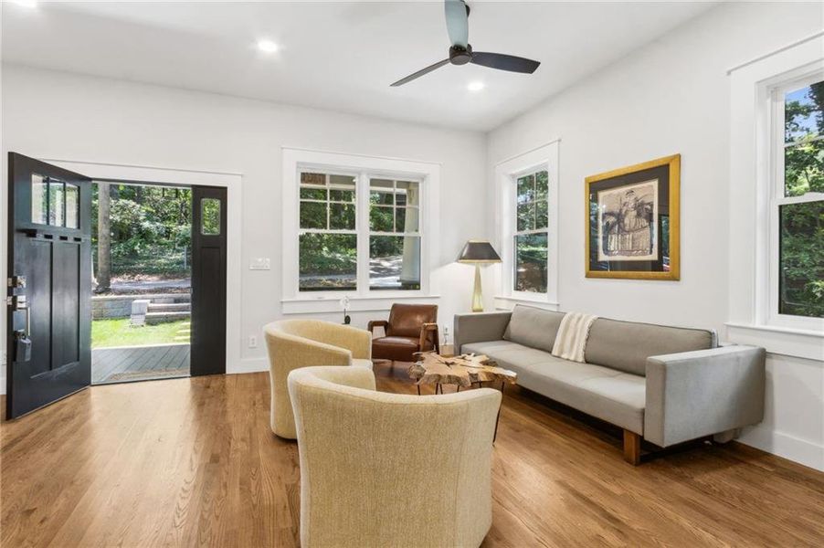Furnished interior view inside a new home in , Pine Lake (Image 43).