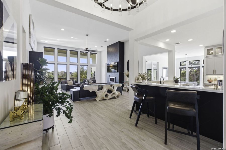 Furnished interior view inside a new home in Vintage Oaks, New Braunfels (Image 32).