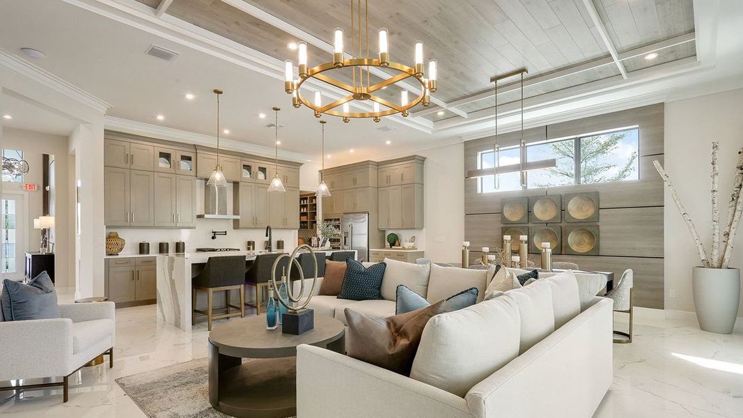 Representative furnished interior of a home built from the Julia by Kolter Homes in The Cove at Park Trace, Stuart (Image 9).