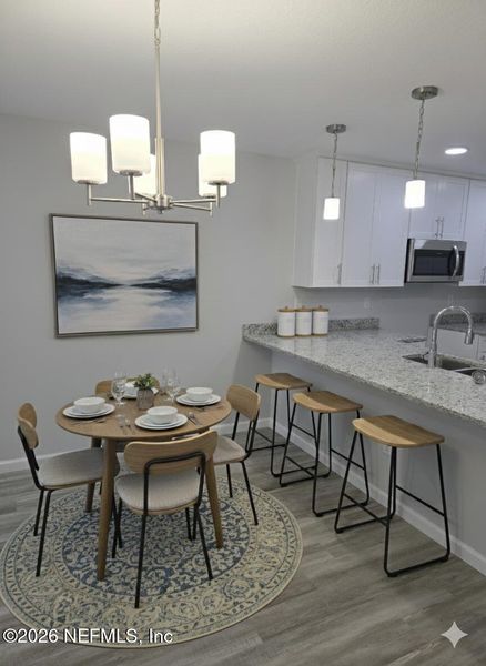 Furnished interior view inside a new home in , Jacksonville (Image 5).