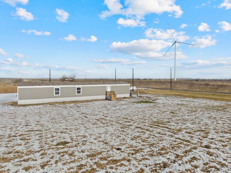 Exterior details and patio area of a home in , Dawson (Image 12). Exterior details and patio area of a home in , Dawson (Image 12).
