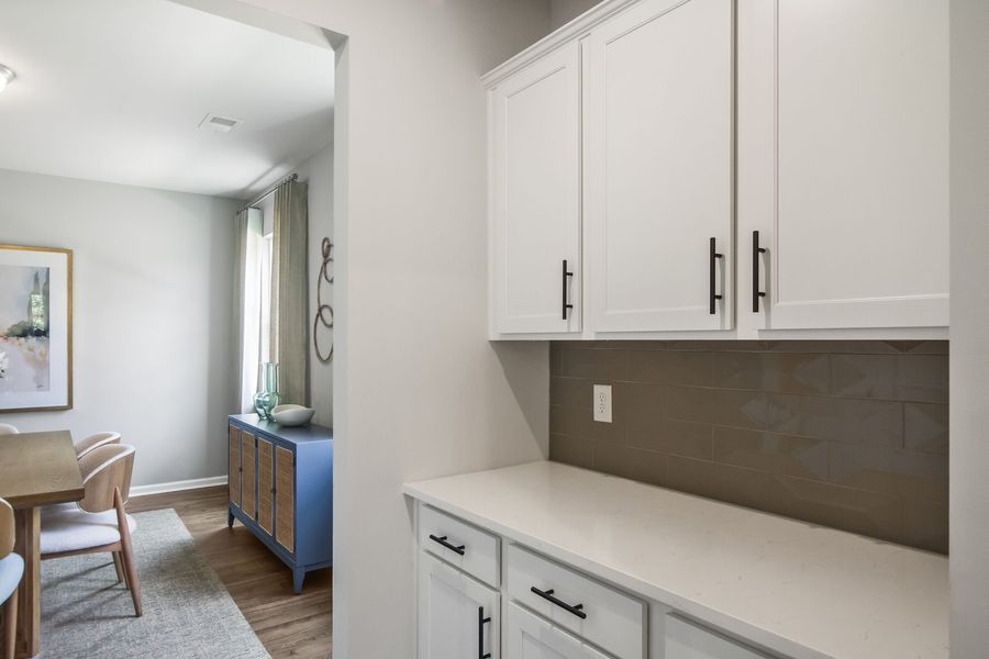Representative furnished interior of a home built from the The Shiloh by Stanley Martin Homes in Bridgeport Single Family Homes, Greenville (Image 12).