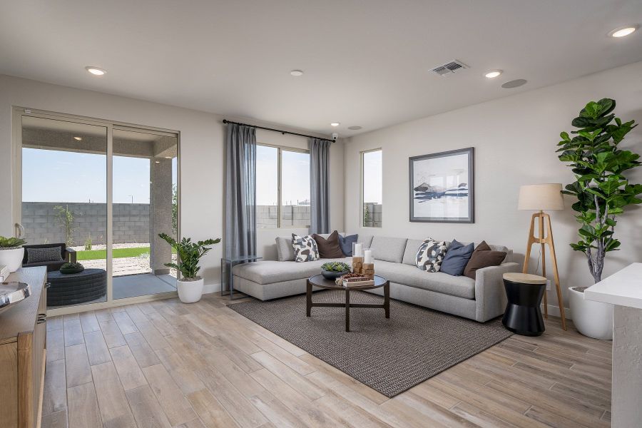 Representative furnished interior of a home built from the 3503 by Risewell Homes in Skyline Village, San Tan Valley (Image 8).
