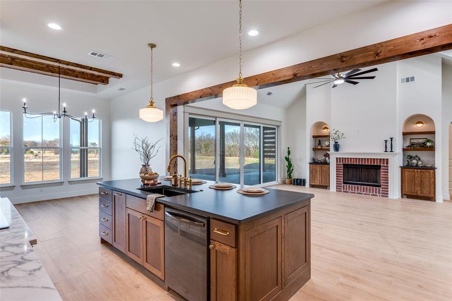 Furnished interior view inside a new home in , Waxahachie (Image 14).