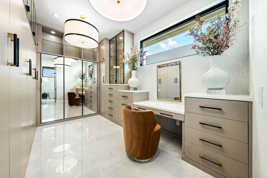 Furnished interior view inside a new home in , Boca Raton (Image 17).