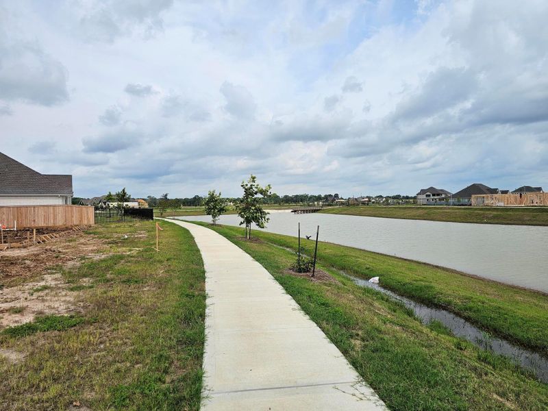 Lake behind the House Lake behind the House