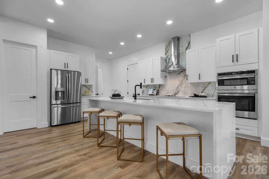 Furnished interior view inside a new home in , Hickory (Image 10).