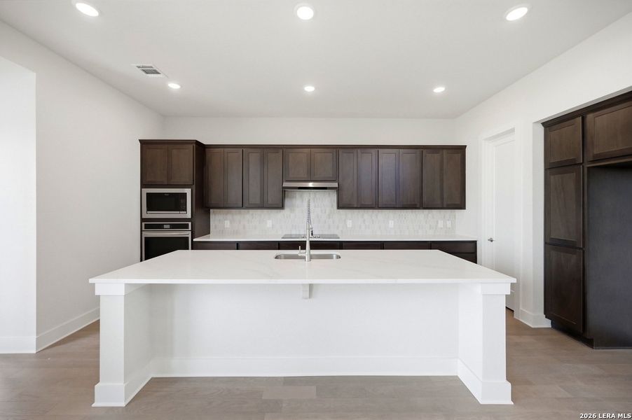 Furnished interior view inside a new home in Alsatian Oaks, Castroville (Image 6).