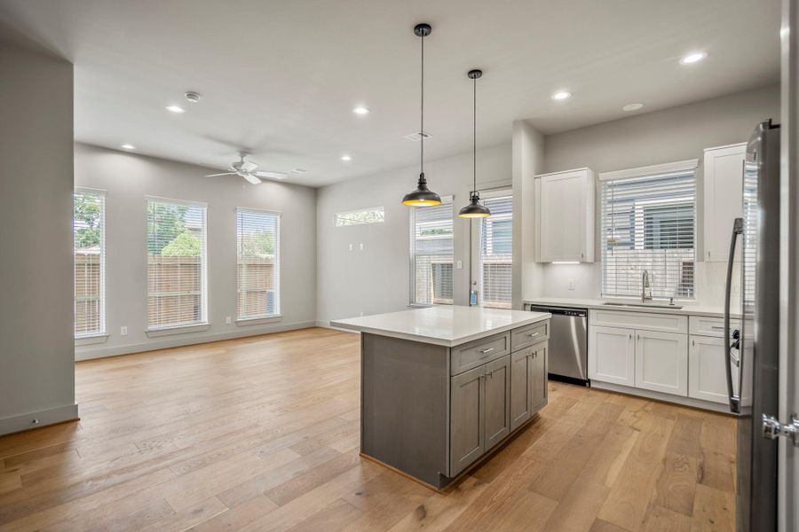 Furnished interior view inside a new home in , Houston (Image 16).