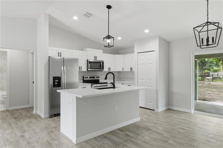 Furnished interior view inside a new home in , Ocala (Image 3).