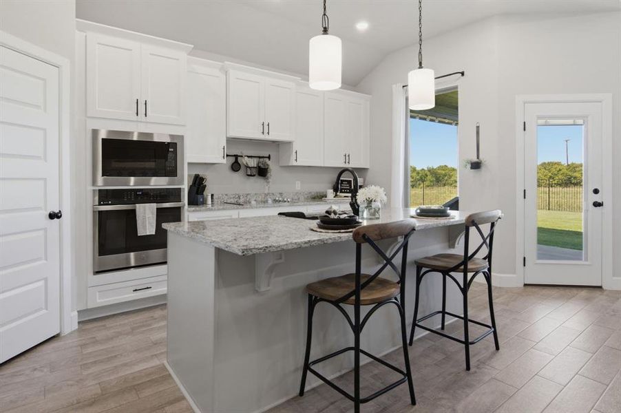 Furnished interior view inside a new home in , Burleson (Image 9).