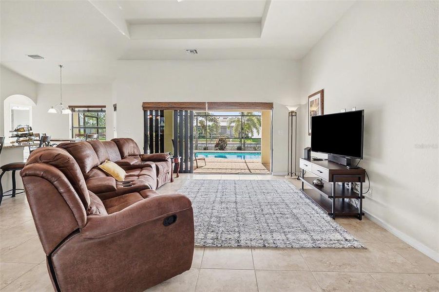 Furnished interior view inside a new home in , Cape Coral (Image 25). Furnished interior view inside a new home in , Cape Coral (Image 25).