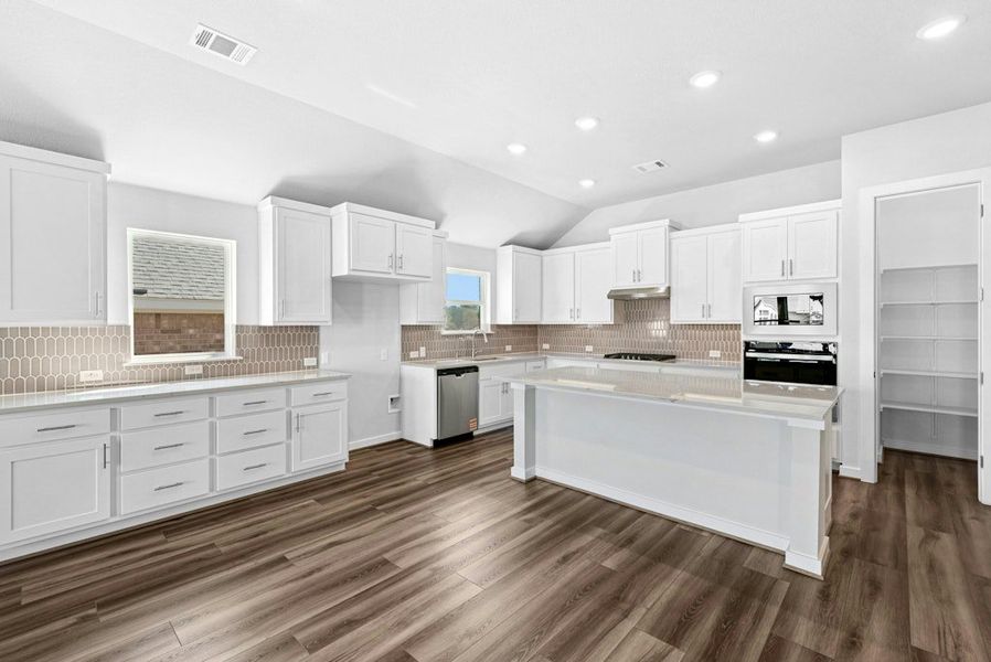 Furnished interior view inside a new home in The Colony, Bastrop (Image 8).