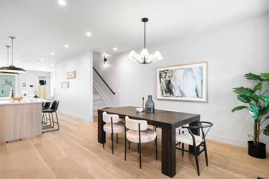 Furnished interior view inside a new home in , Denver (Image 10).