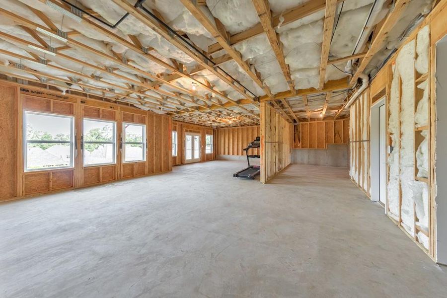 In-progress construction of a new home in , Woodstock, GA (Image 53).