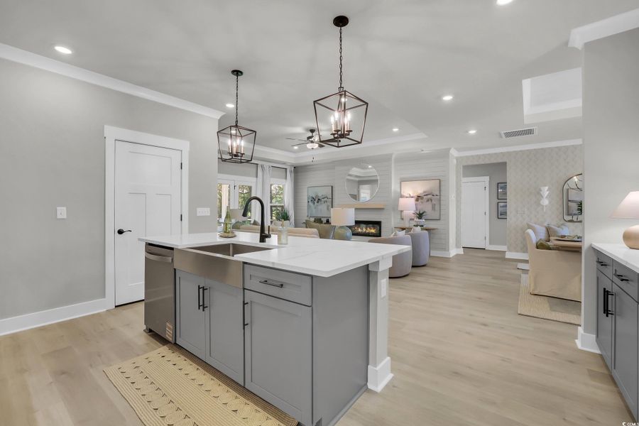 Furnished interior view inside a new home in Westwood Reserve, Conway (Image 15).