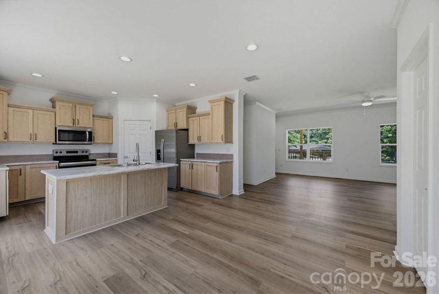 Furnished interior view inside a new home in , Newton (Image 10).