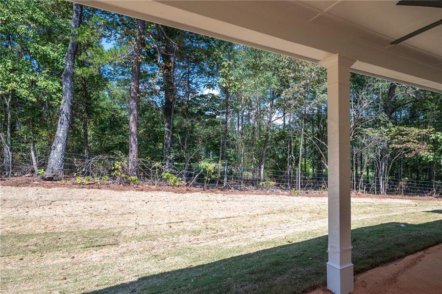 Exterior details and patio area of a home in The Landing at Miller’s Ferry, Adairsville (Image 21). Exterior details and patio area of a home in The Landing at Miller’s Ferry, Adairsville (Image 21).