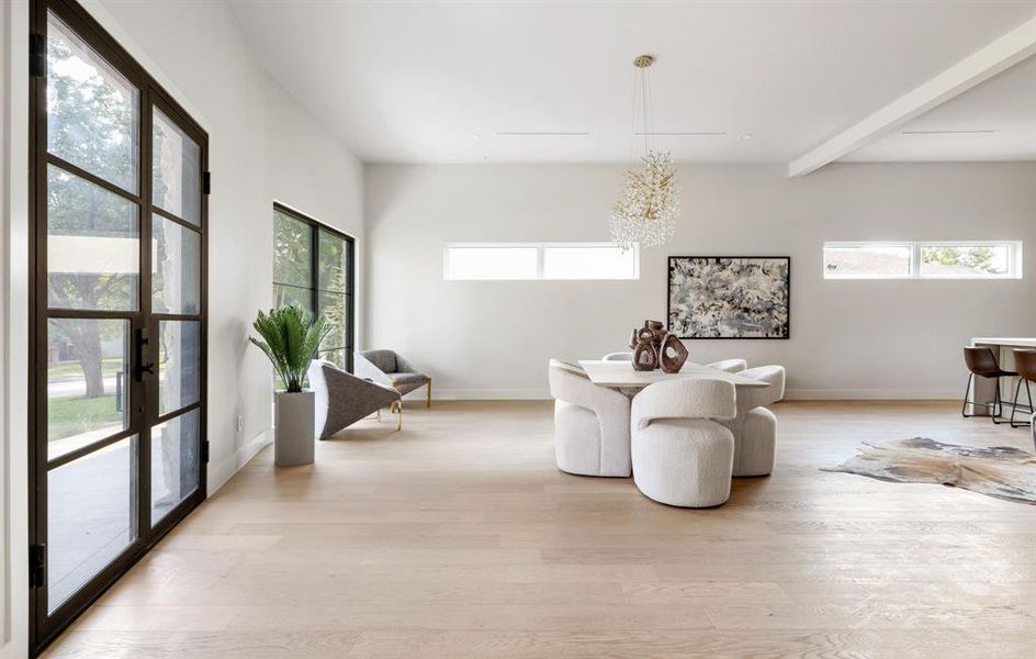 Furnished interior view inside a new home in , Dallas (Image 8). Furnished interior view inside a new home in , Dallas (Image 8).