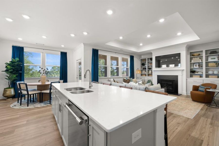 Furnished interior view inside a new home in Twelve Parks 55+, Sharpsburg (Image 9).