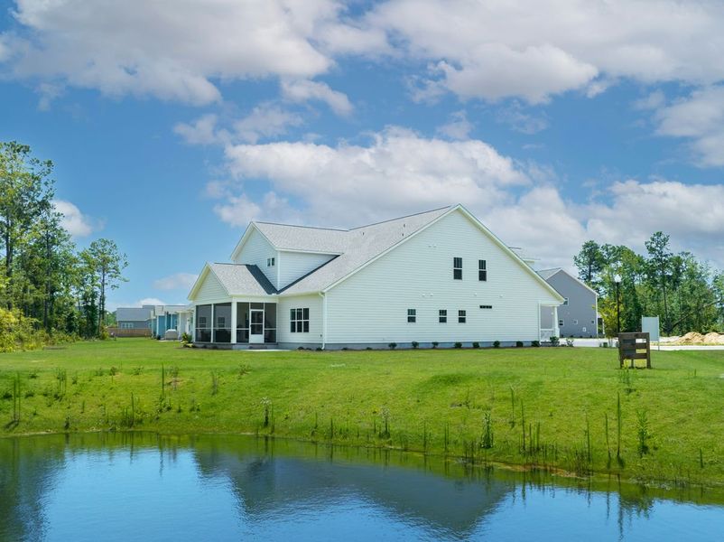 Representative exterior details of a home built from the Scout by Bill Clark Homes in Sidbury Landing, Wilmington (Image 35).