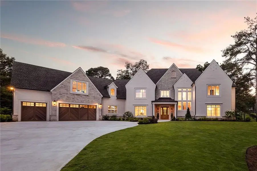Front exterior of a new home in , Canton, GA, highlighting curb appeal (Image 26).