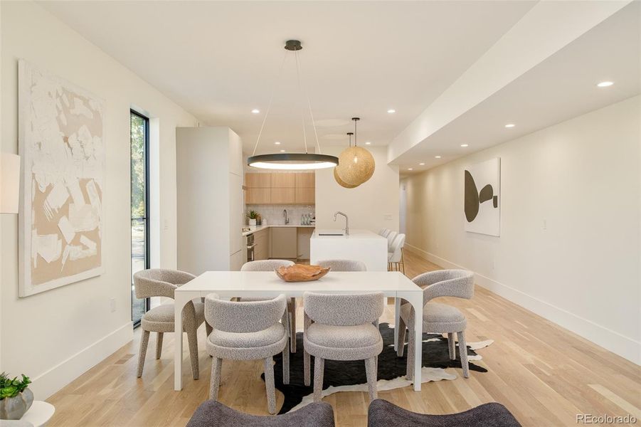 Furnished interior view inside a new home in , Denver (Image 35).