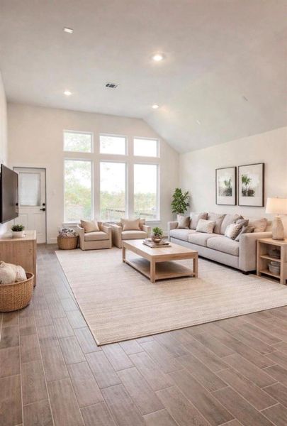 Beautiful Family Room (Virtually staged)