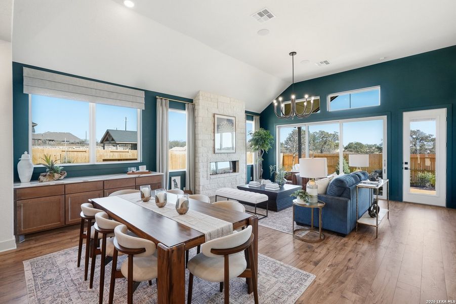 Furnished interior view inside a new home in Stillwater Ranch, San Antonio (Image 9).