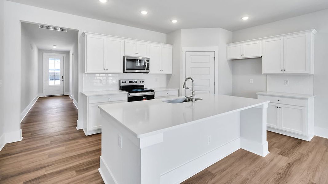 Furnished interior view inside a new home in The Haven at Indigo Preserve, Leland (Image 9).