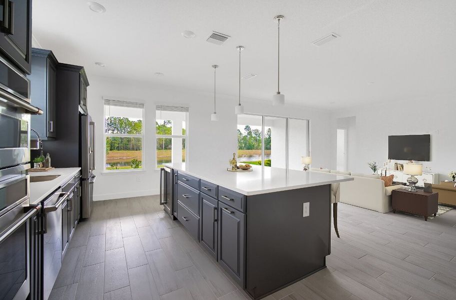 Representative furnished interior of a home built from the Ozark by Taylor Morrison in Harvest at Ovation, Winter Garden (Image 7). Representative furnished interior of a home built from the Ozark by Taylor Morrison in Harvest at Ovation, Winter Garden (Image 7).