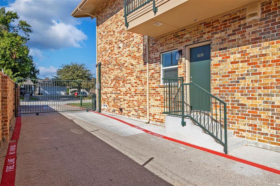 View of property entrance