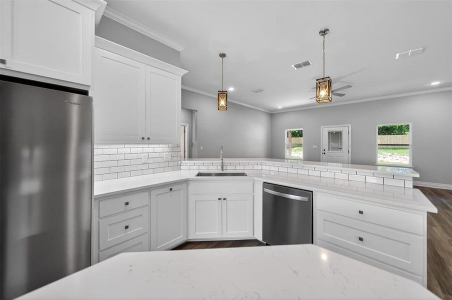 Furnished interior view inside a new home in , Troup (Image 6).