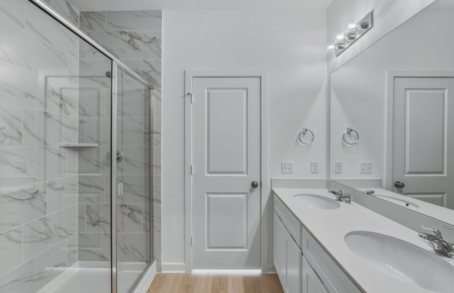 Furnished interior view inside a new home in Sunfield, Buda (Image 9). Furnished interior view inside a new home in Sunfield, Buda (Image 9).