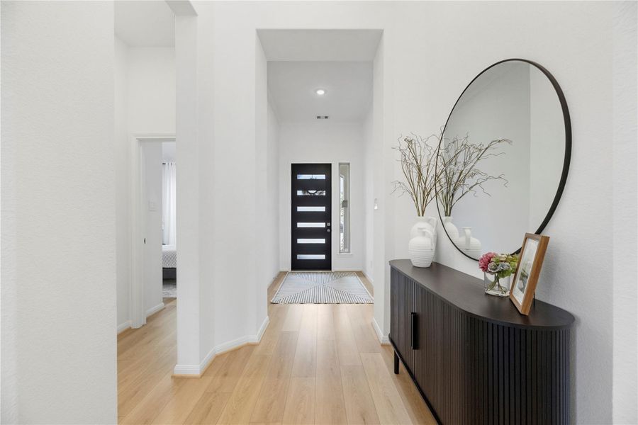 Furnished interior view inside a new home in , Cypress (Image 10).